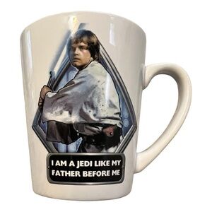 Star Wars Coffee Mug Luke Skywalker “I am a Jedi Like My Father” Star Wars Cup